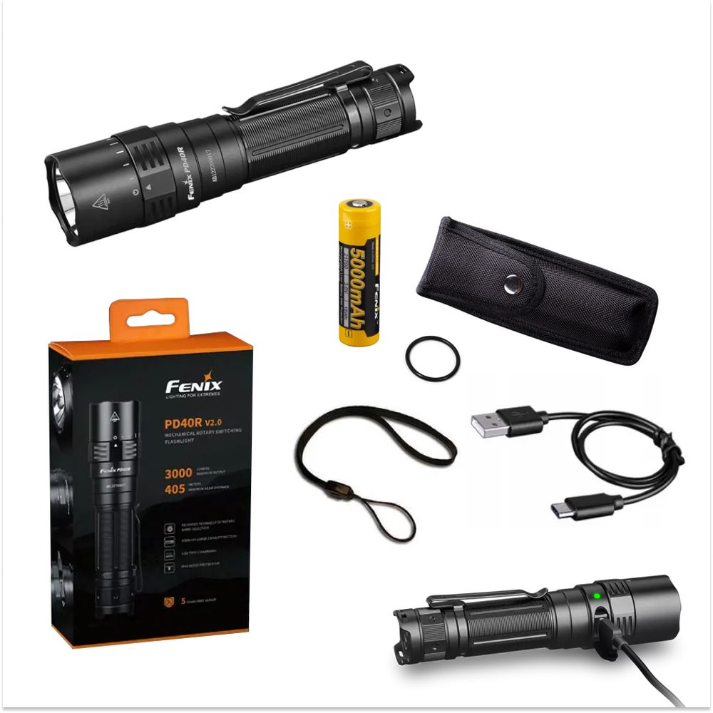Фонарь ручной Fenix PD40R V2.0